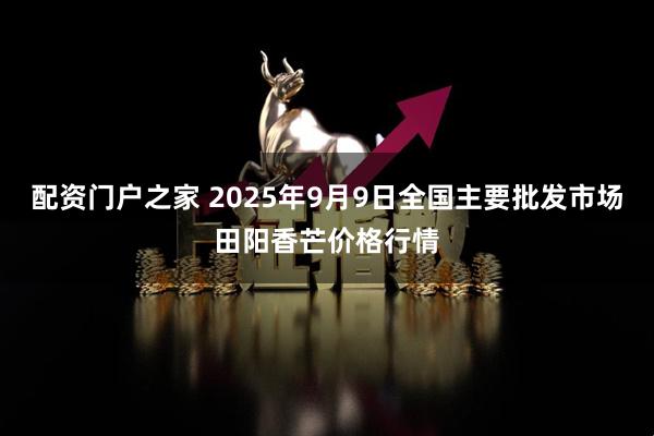 配资门户之家 2025年9月9日全国主要批发市场田阳香芒价格行情