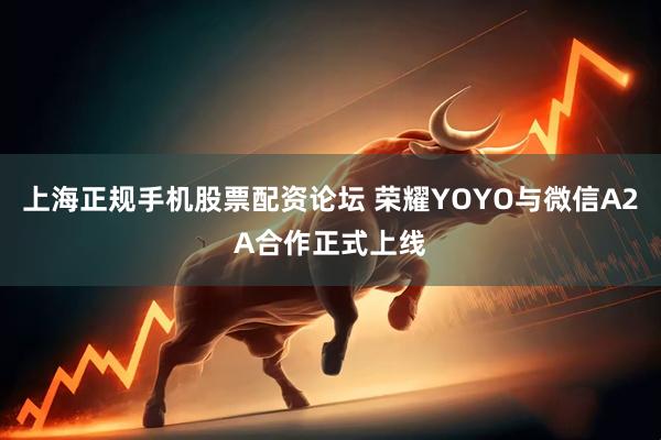 上海正规手机股票配资论坛 荣耀YOYO与微信A2A合作正式上线